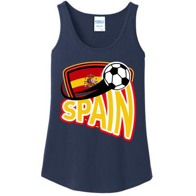 Spain Soccer Logo Ladies Essential Tank