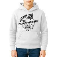 Snowmobile Sled LetS Keep The Dumbfuckery To Minimum Today Kids Hoodie