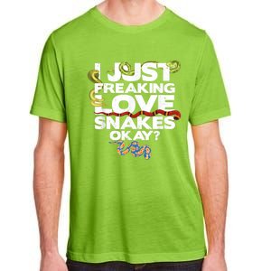 Snake Snake Lover  Reptile Lover Funny Snake Adult ChromaSoft Performance T-Shirt