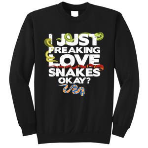 Snake Snake Lover  Reptile Lover Funny Snake Sweatshirt