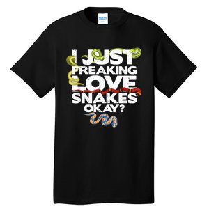 Snake Snake Lover  Reptile Lover Funny Snake Tall T-Shirt