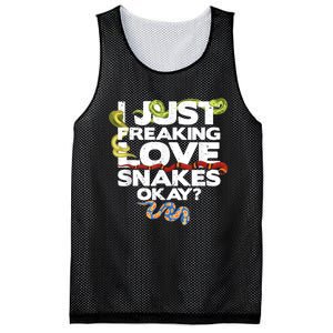 Snake Snake Lover  Reptile Lover Funny Snake Mesh Reversible Basketball Jersey Tank