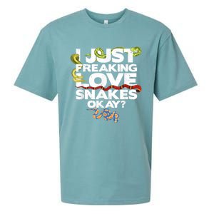 Snake Snake Lover  Reptile Lover Funny Snake Sueded Cloud Jersey T-Shirt