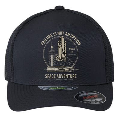 Space Shuttle Launch Galaxy Flexfit Unipanel Trucker Cap