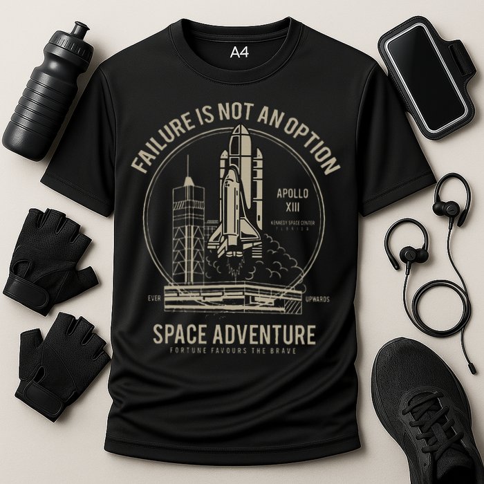 Space Shuttle Launch Galaxy Performance Shirt