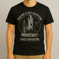 Space Shuttle Launch Galaxy T-Shirt