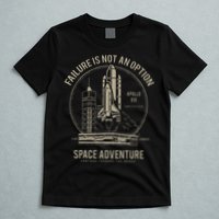 Space Shuttle Launch Galaxy T-Shirt