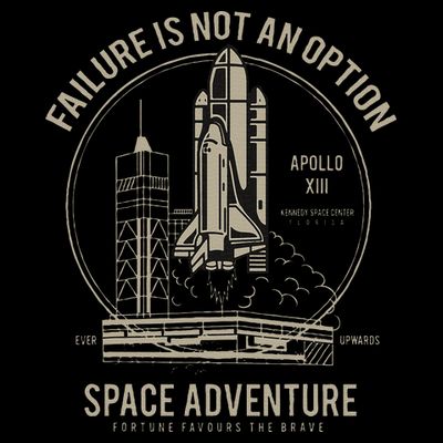 Space Shuttle Launch Galaxy T-Shirt
