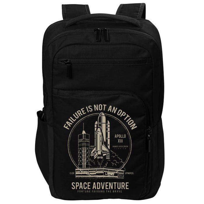Space Shuttle Launch Galaxy Impact Tech Backpack