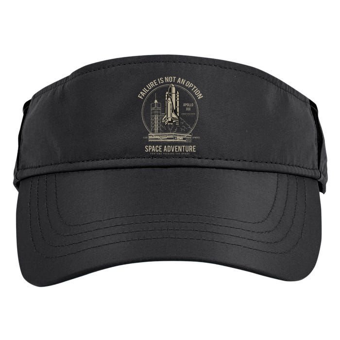 Space Shuttle Launch Galaxy Adult Drive Performance Visor