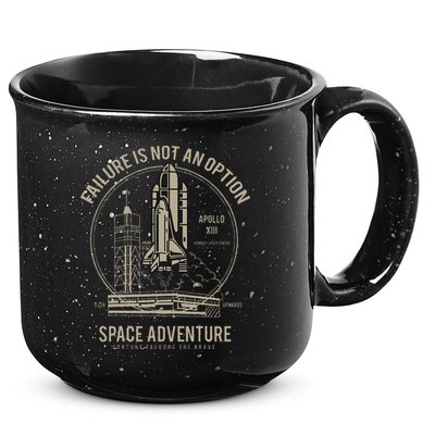 Space Shuttle Launch Galaxy 15oz Campfire Ceramic Mug
