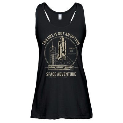 Space Shuttle Launch Galaxy Ladies Essential Flowy Tank