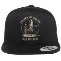 Space Shuttle Launch Galaxy Flatbill Hat