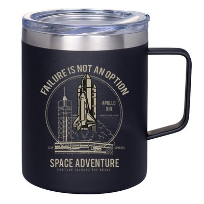 Space Shuttle Launch Galaxy 12oz Stainless Steel Coffee Mug