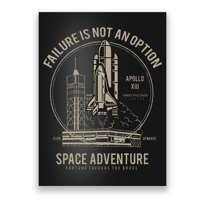 Space Shuttle Launch Galaxy Poster