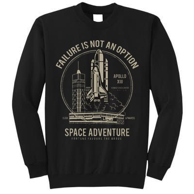 Space Shuttle Launch Galaxy Tall Sweatshirt