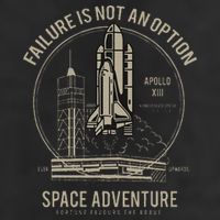 Space Shuttle Launch Galaxy 25L Jumbo Tote