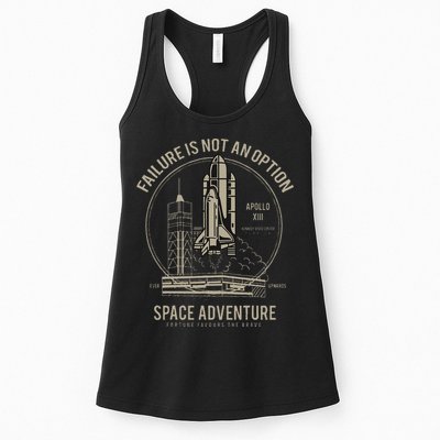 Space Shuttle Launch Galaxy Womens Tank Top