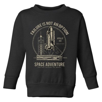 Space Shuttle Launch Galaxy Toddler Sweatshirt