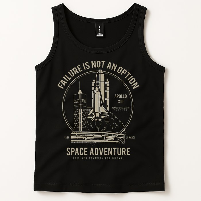 Space Shuttle Launch Galaxy Tank Top
