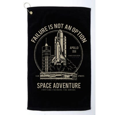 Space Shuttle Launch Galaxy Golf Towel