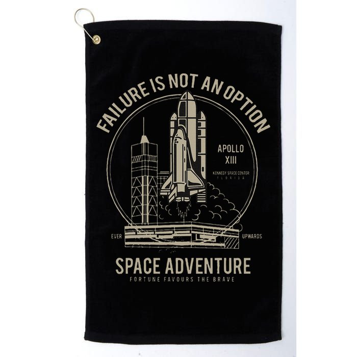 Space Shuttle Launch Galaxy Golf Towel