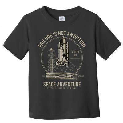 Space Shuttle Launch Galaxy Toddler T-Shirt