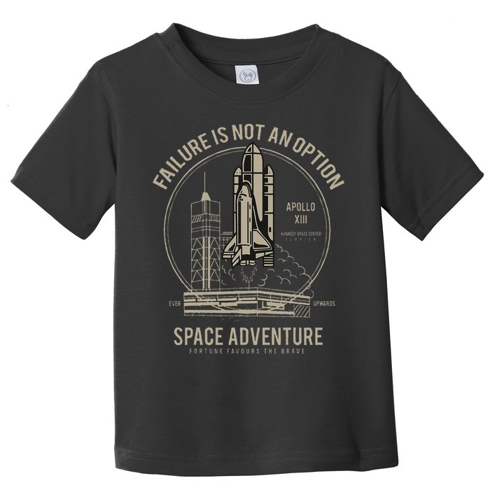 Space Shuttle Launch Galaxy Toddler T-Shirt