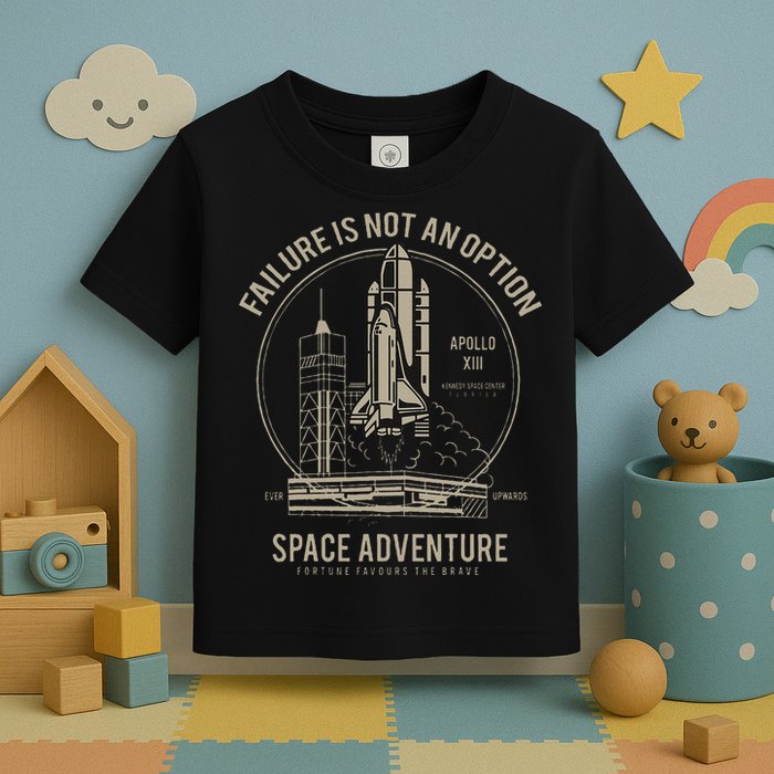 Space Shuttle Launch Galaxy Toddler T-Shirt