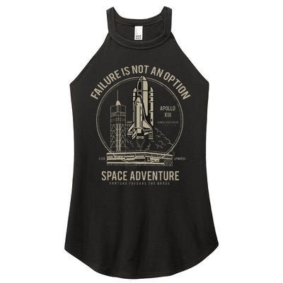Space Shuttle Launch Galaxy Women's Perfect Tri Rocker Tank
