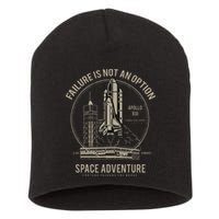 Space Shuttle Launch Galaxy Short Acrylic Beanie