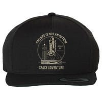 Space Shuttle Launch Galaxy Wool Snapback Cap