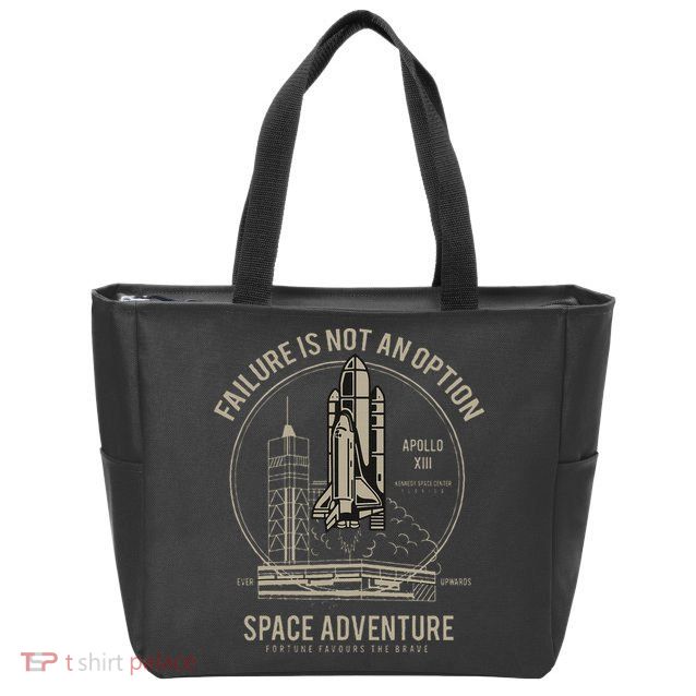 Space Shuttle Launch Galaxy Zip Tote Bag