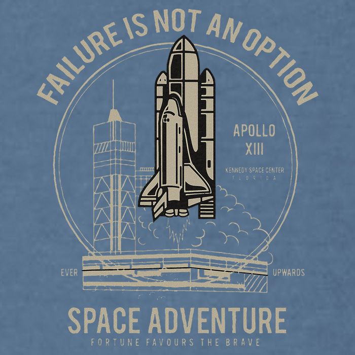 Space Shuttle Launch Galaxy Garment-Dyed Sweatshirt