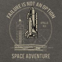 Space Shuttle Launch Galaxy Cotton Canvas Backpack