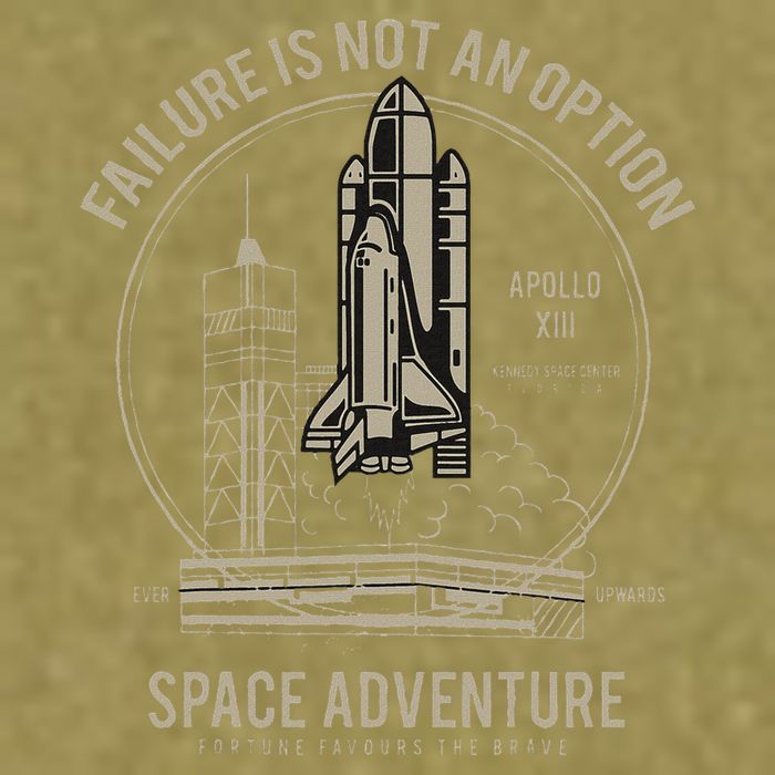 Space Shuttle Launch Galaxy Garment-Dyed Women's Muscle Tee