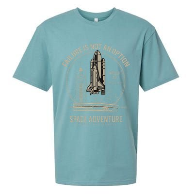 Space Shuttle Launch Galaxy Sueded Cloud Jersey T-Shirt