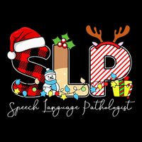 Slp Speech Language Pathologist Speech Therapy Christmas Mousepad