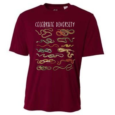 Snake Snake Lover Types Of Snakes Snakes Cooling Performance Crew T-Shirt