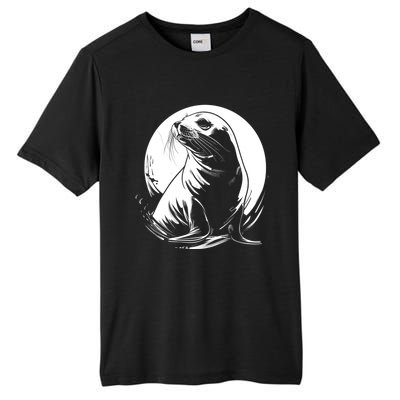 Seal Sea Lion Zookeeper Animal Gift Tall Fusion ChromaSoft Performance T-Shirt