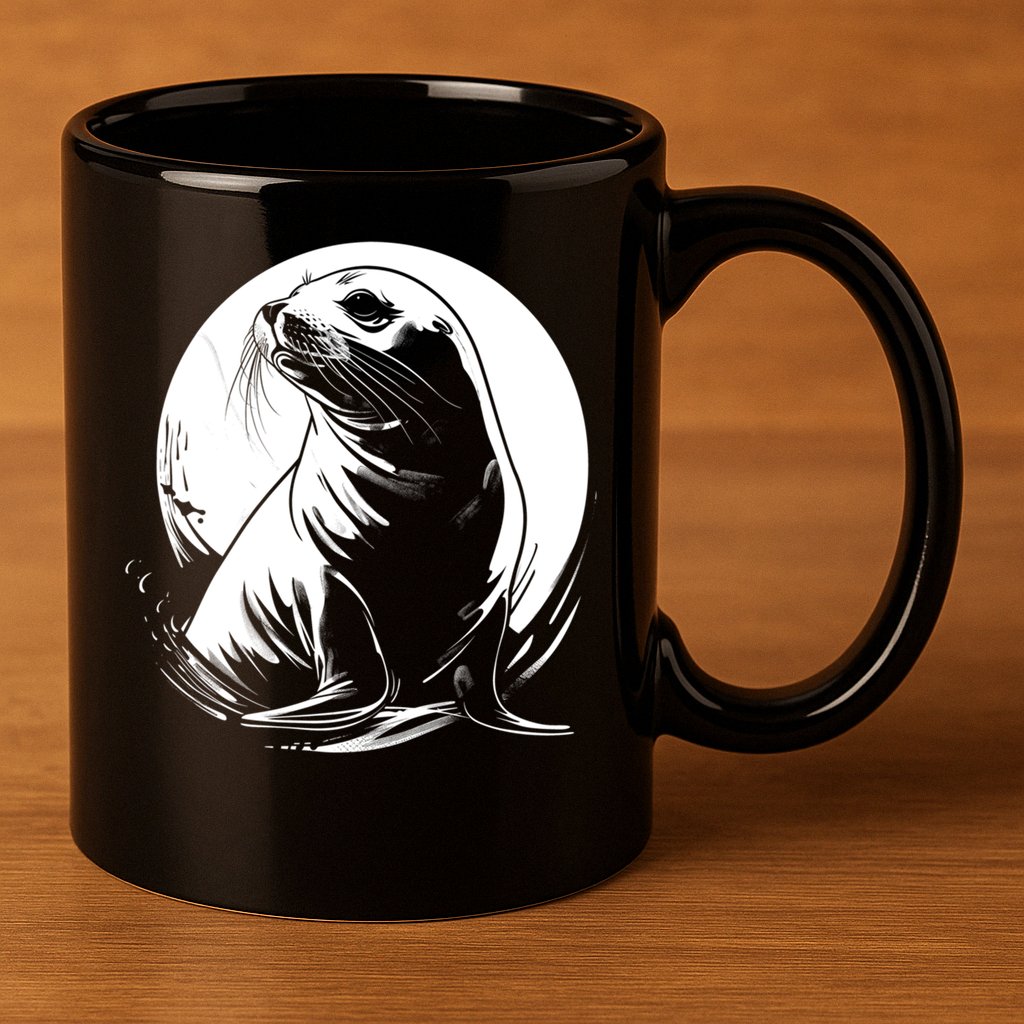 Seal Sea Lion Zookeeper Animal Gift 11oz C Handle Ceramic Mug