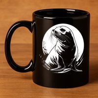 Seal Sea Lion Zookeeper Animal Gift 11oz C Handle Ceramic Mug