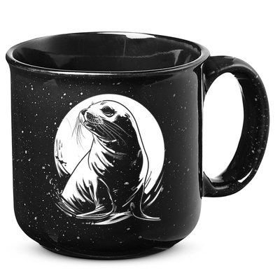 Seal Sea Lion Zookeeper Animal Gift 15oz Campfire Ceramic Mug