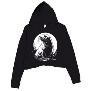 Seal Sea Lion Zookeeper Animal Gift Crop Fleece Hoodie