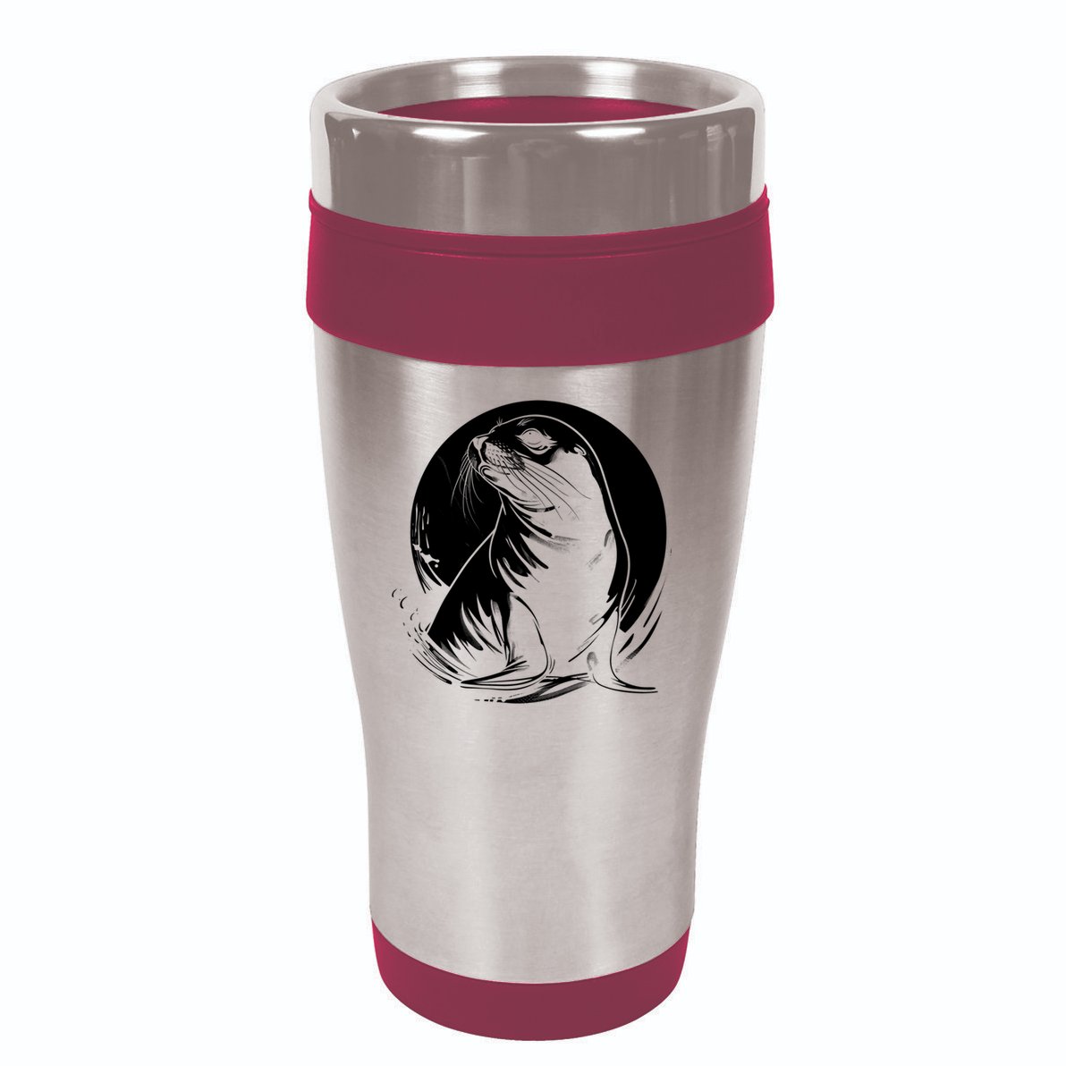 Seal Sea Lion Zookeeper Animal Gift 16oz Travel Tumbler