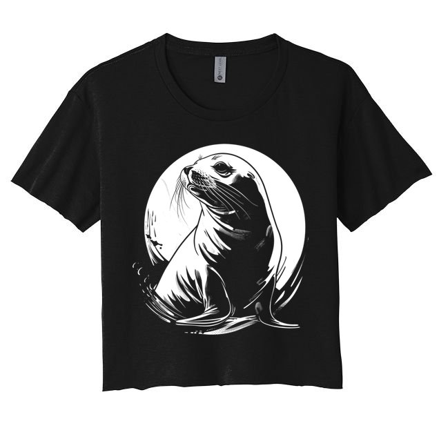 Seal Sea Lion Zookeeper Animal Gift Crop Top