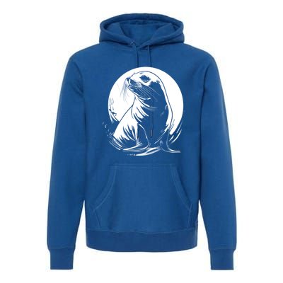 Seal Sea Lion Zookeeper Animal Gift Premium Hoodie