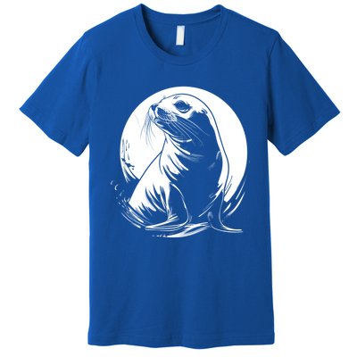 Seal Sea Lion Zookeeper Animal Gift Premium T-Shirt