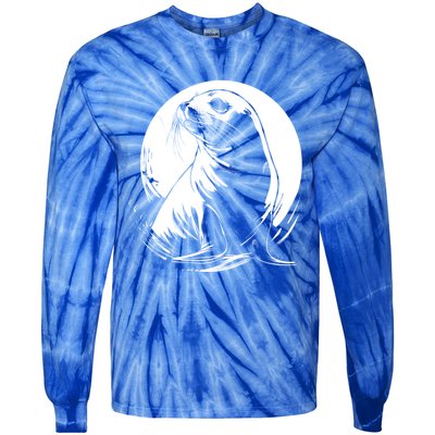 Seal Sea Lion Zookeeper Animal Gift Tie-Dye Long Sleeve Shirt