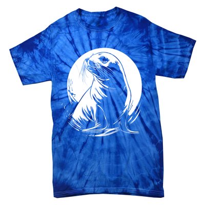 Seal Sea Lion Zookeeper Animal Gift Tie-Dye T-Shirt